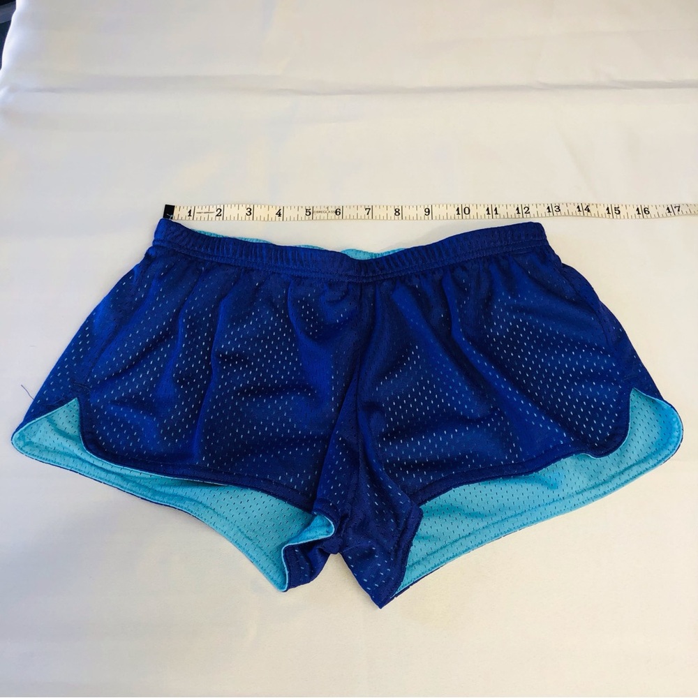 Turquoise Purple Reversible Athletic Shorts - Picture 11 of 16